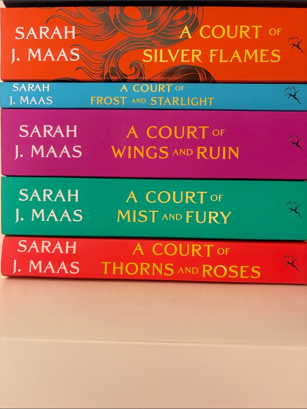 Sarah J. Maas 'A Court Of' 5-Book Paperback Set - Bright Multi